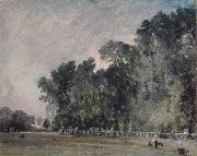 John Constable Landscape study:Scene in a park Germany oil painting artist